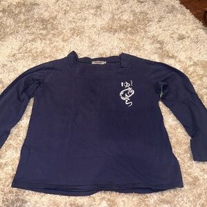 Men's Navy Blue Graphic Tee